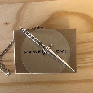Pamela Love Silver Dagger Pendant